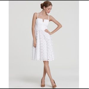 White Eyelet Dress by Milly
